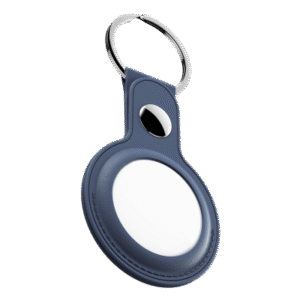 KeyBudz AirTag Keyring - skórzane etui ochronne do AirTag (cobalt blue)